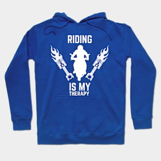 Riding Is My Therapy Hoodie